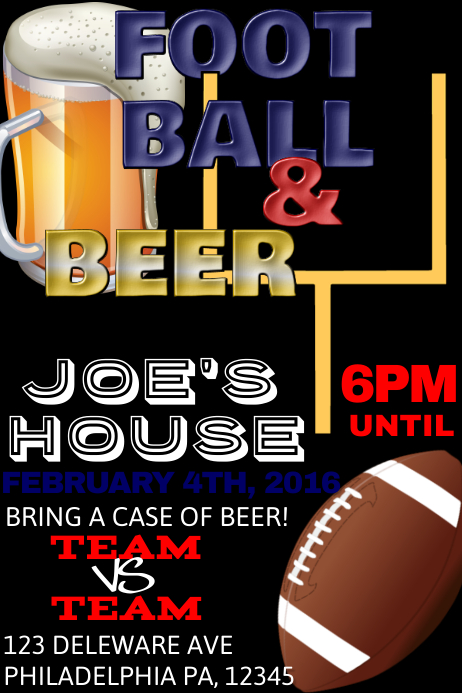 Copy of FOOTBALL | PosterMyWall