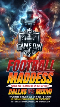 Football Season Kickoff Instagram Story template