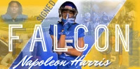football signing day Publicación de Twitter template