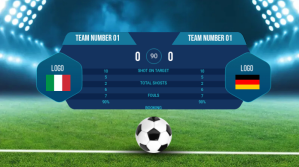 Football soccer Message Twitter template