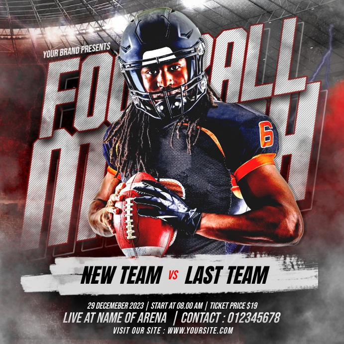 Football Sport Templates PosterMyWall