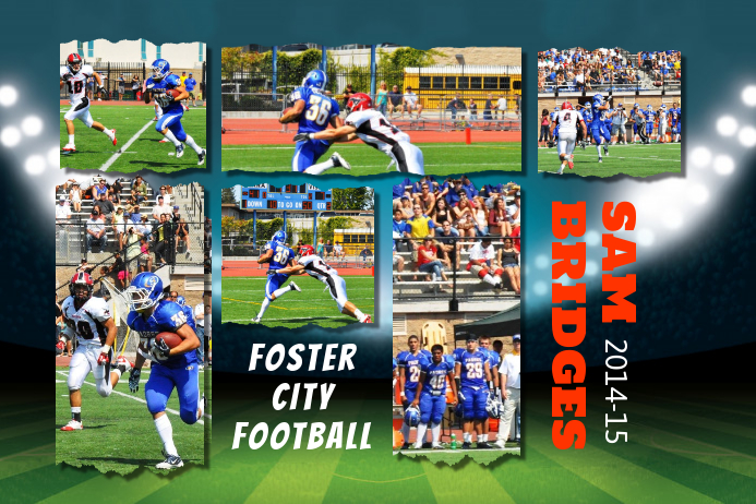 Football Sports Collage Template Postermywall