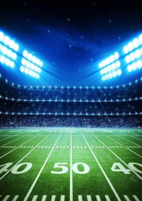 Football Stadium A4 Template