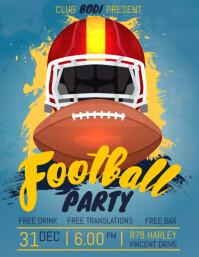 Free Football Tailgate Party Flyers Postermywall