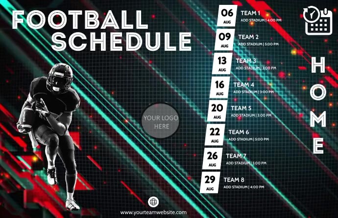 2016 Nfl Schedule Printable