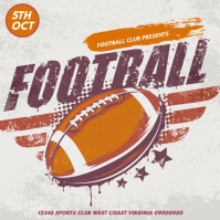 Football Game AD Template | PosterMyWall