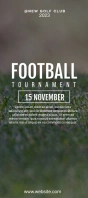 FOOTBALL TOURNAMENT ADS TEMPLATE Rack Card