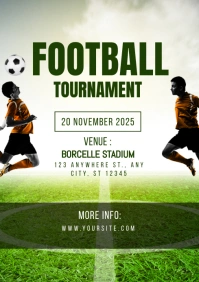 Football Tournament A2 template
