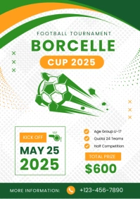 Football Tournament A2 template