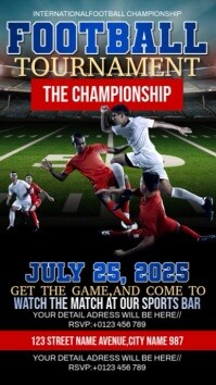 Football Tournament Instagram Reel template