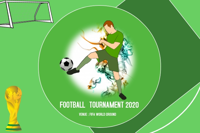 Football Tournament Poster template