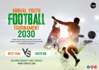 Football Tournament Postal template