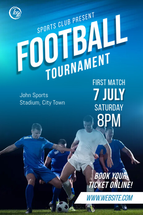 Football Tournament Poster Template | PosterMyWall