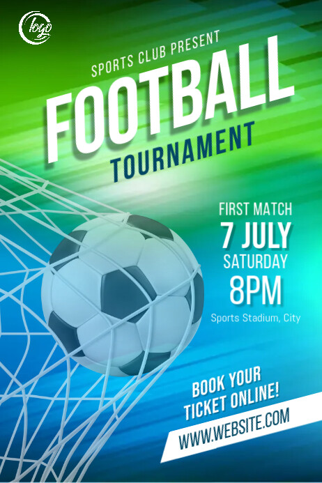 Football Tournament Poster Template | PosterMyWall