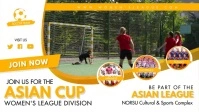 Football Tournament Try outs Facebook Cover V template