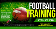 Football training Imagen Compartida en Facebook template
