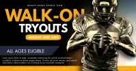 Football Tryouts Image partagée Facebook template