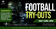 Football Tryouts Template | PosterMyWall