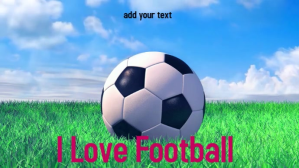 Football video graphic Display digitale (16:9) template