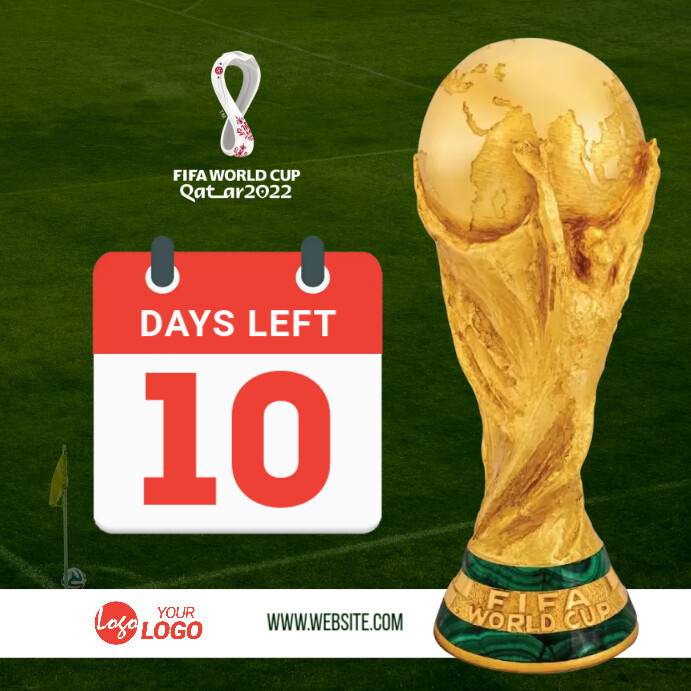 Cup Countdown Raffle Football World Cup Countdown Template | PosterMyWall