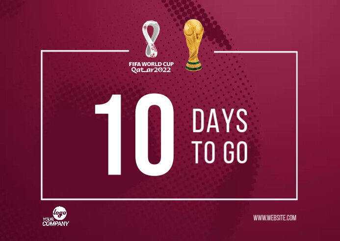 Football World Cup Countdown Template | PosterMyWall