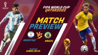 Football World Cup Match Blog Header template
