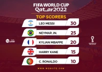 Football World Cup Top Scorers List Ikhadi leposi template