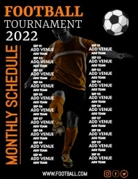 FootballCalender Flyer (US Letter) template