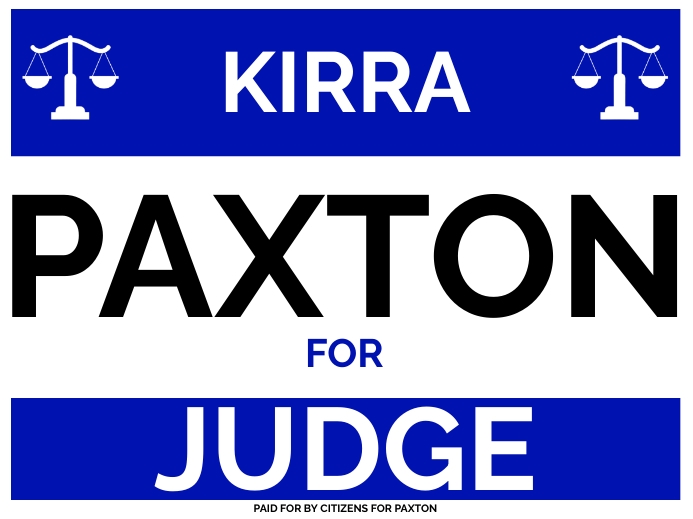 Copy of For Judge 18 X 24 Lawn Sign Layout | PosterMyWall