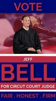 For Judge Video Flyer Digitalanzeige (9:16) template