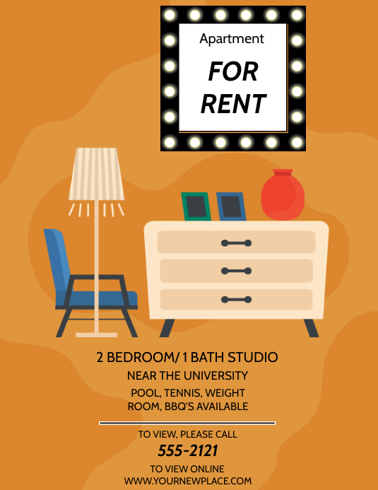 FOR RENT Template PosterMyWall