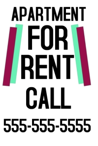Shop For Rent Poster FOR RENT POSTER TEMPLATE | PosterMyWall