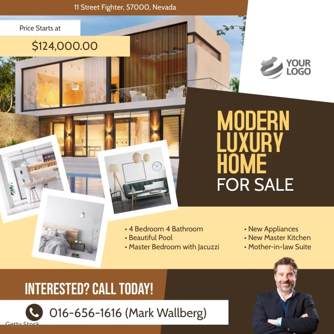 For Sale Real Estate Instagram Ad Template | PosterMyWall