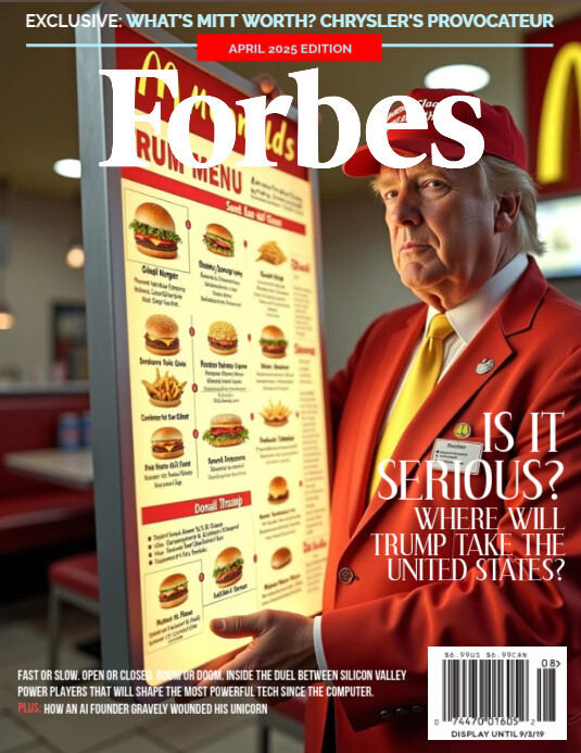 Copy of Forbes magazine cover 250404 | PosterMyWall