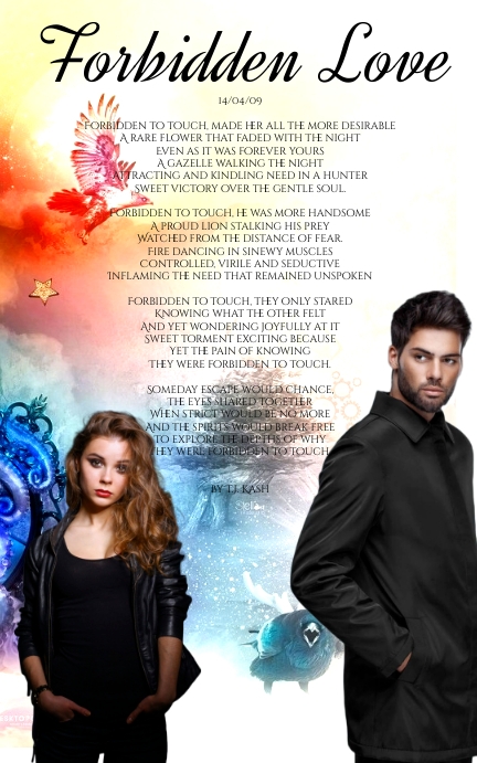 Forbidden love Kindle/Book Covers template