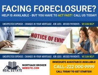 Foreclosure House Flyer (US Letter) template