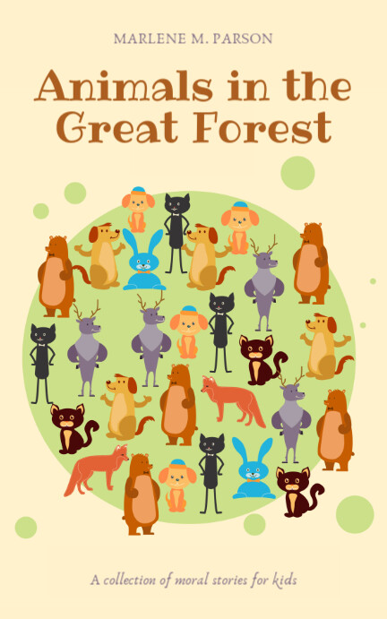 Forest Adventure Children's Book Cover Kindle/Book Covers template