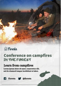Forest Conference A4 template