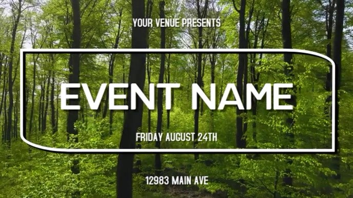 Forest งานแสดงผลงานแบบดิจิทัล (16:9) template
