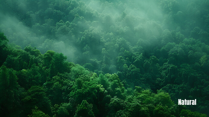 Forest Green background Цифровой дисплей (16 : 9) template
