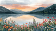 Forest Landscape Digital Download Miniatura na YouTube template