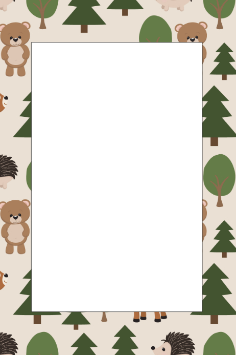 Copy of Forest Party Prop Frame | PosterMyWall
