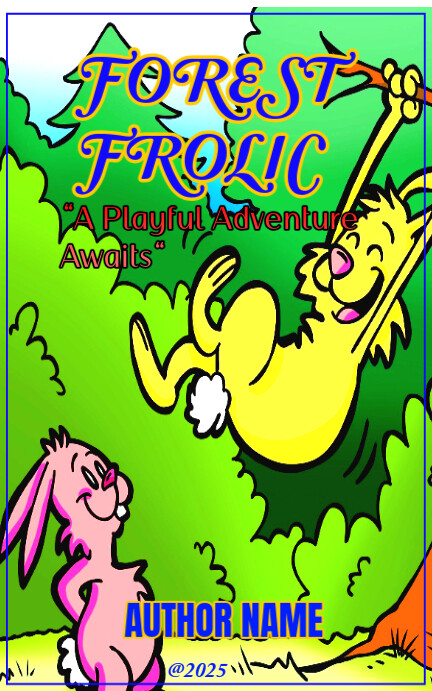 Forest Rabbits Kindle/电子书封面 template