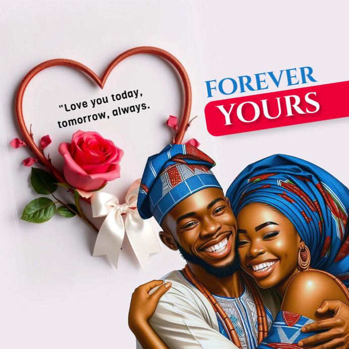 Forever yours Template PosterMyWall