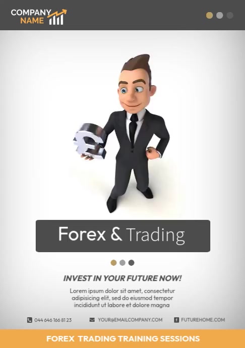 Forex Trading Video A4 template