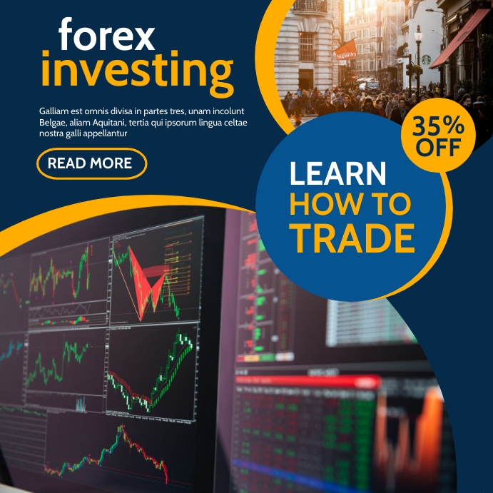 forex investing advertisement lessons how to Template | PosterMyWall
