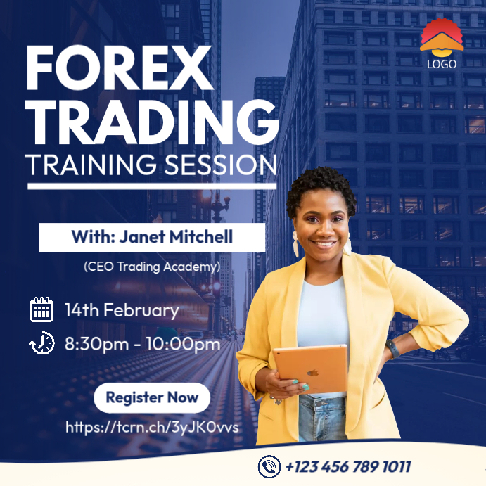 Forex trading and binary options training Template | PosterMyWall