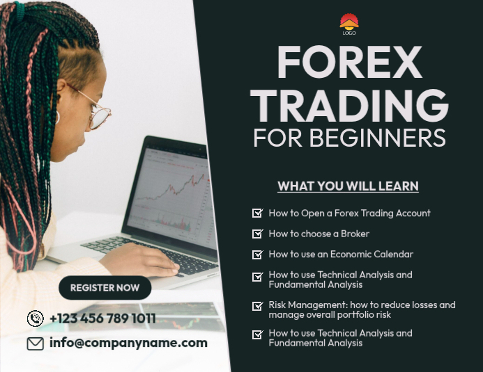 Forex trading classes online course Template | PosterMyWall