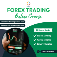 Blanc Forex Trading Online Course Instagram Post Template
