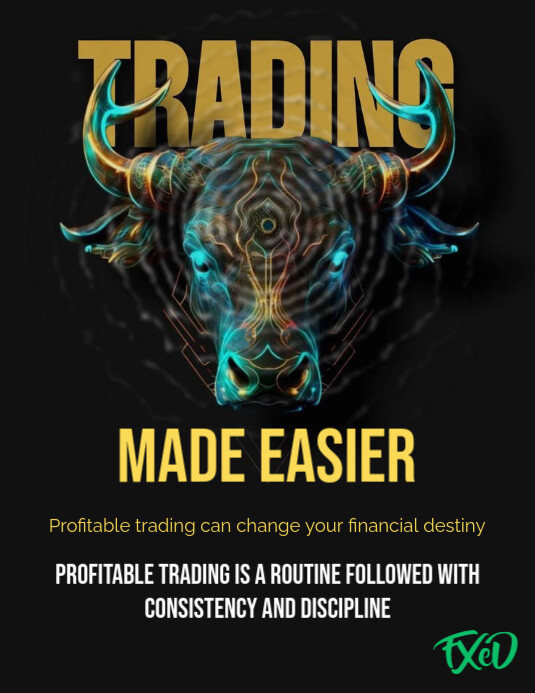 Trading Letters FOREX TRADING Template | PosterMyWall